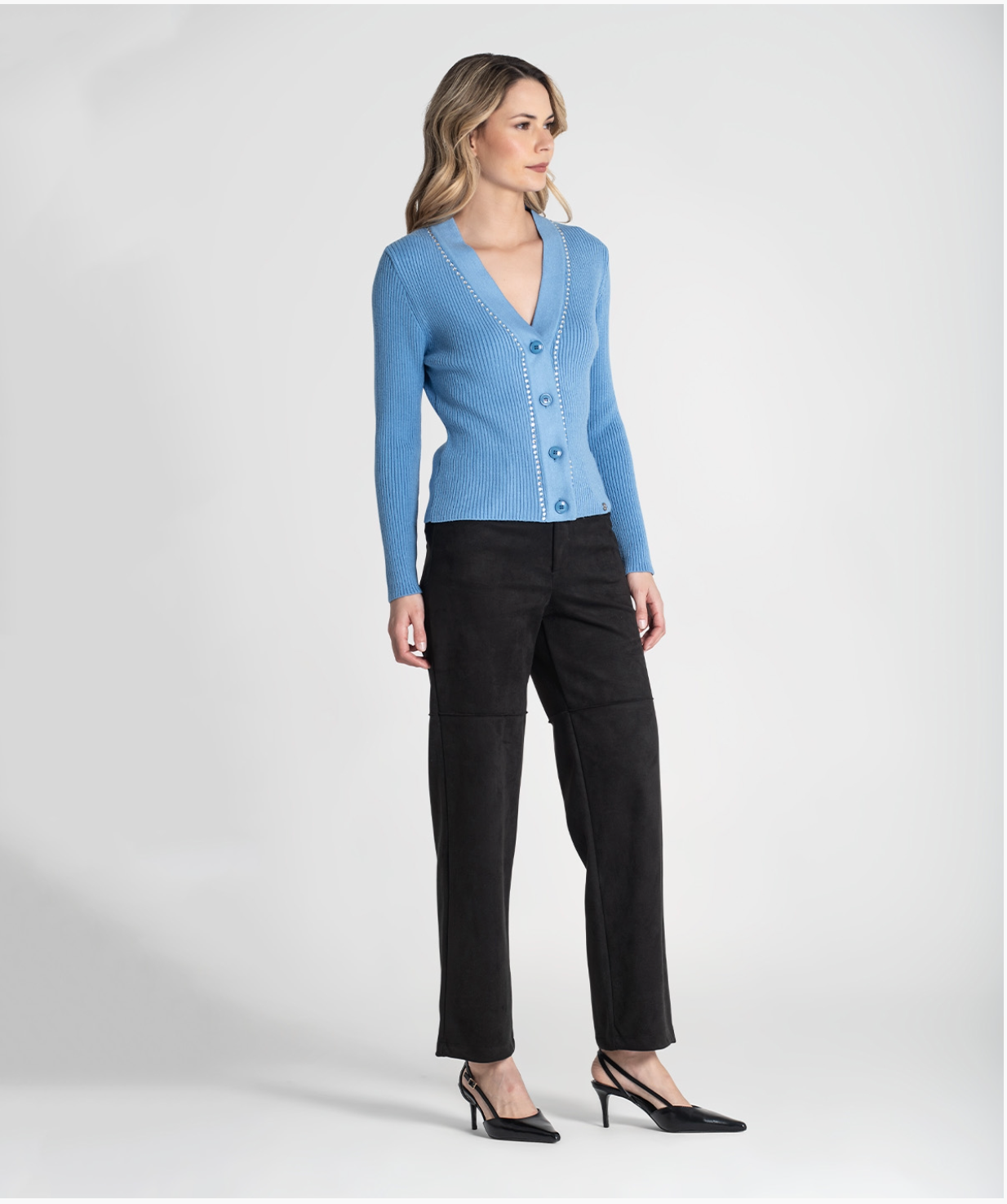 Ribbed cardigan