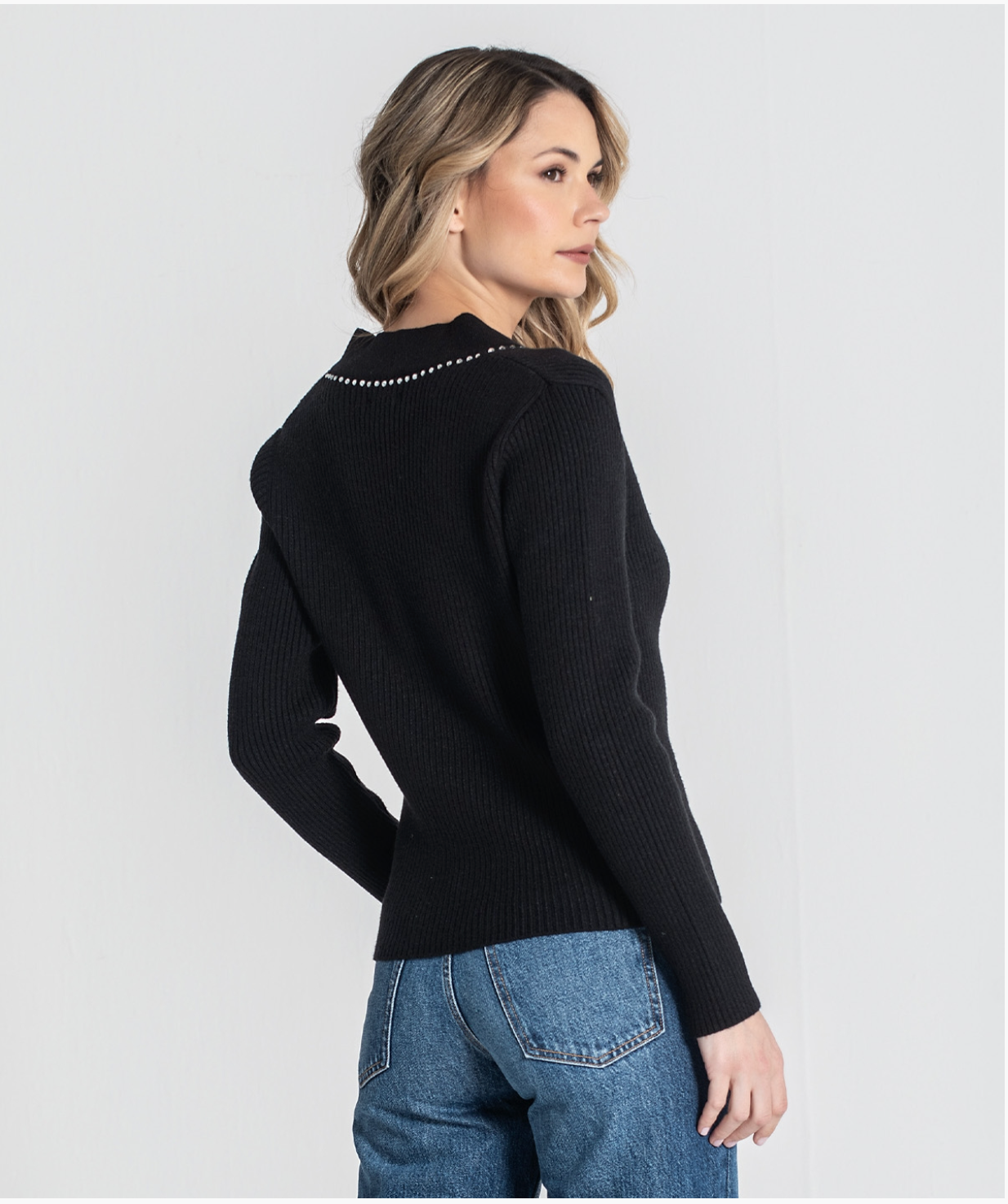 Ribbed cardigan