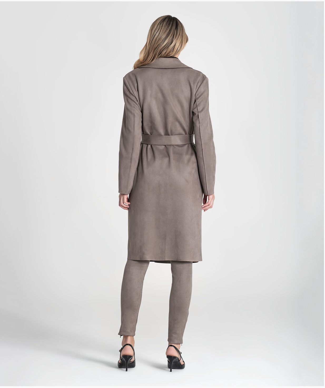 Trench coat with belt